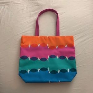 NWOT colorful Clinique beach tote